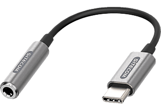 SITECOM CN-395 USB Adapter, USB C zu Audio Adapter, Silber