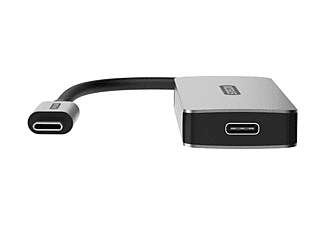 SITECOM CN-406 USB Hub, USB Verteiler, Kartenlesegerät, Silber