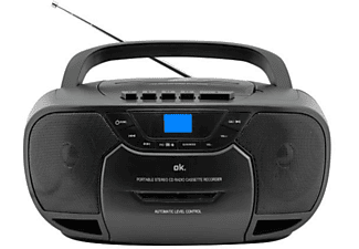 OK. Tragbares Radio ORC 540 mit CD, USB, MP3 und Kasette, schwarz