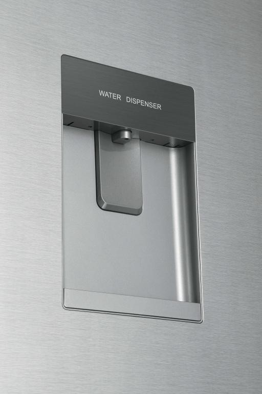 Frigorífico americano - Haier Side by Side HRF-522IG7, 490l, No Frost, 179cm, Inverter, Dispensador agua, Inox
