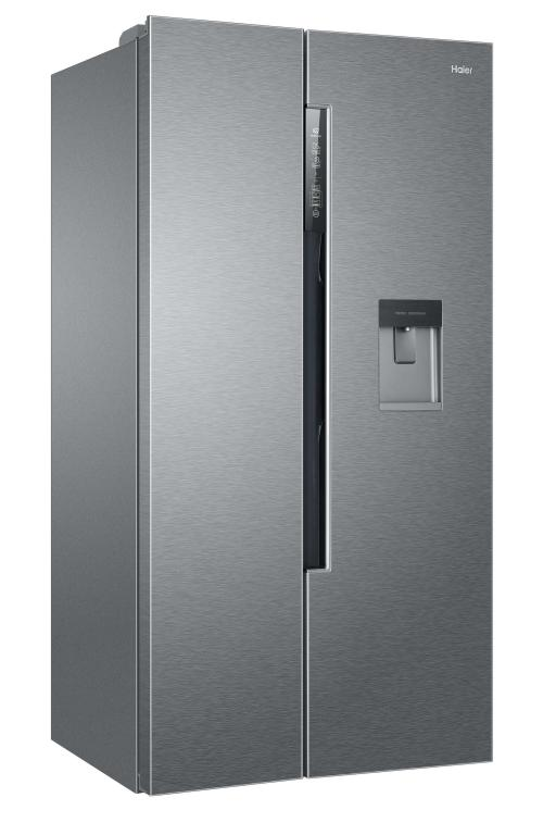 Frigorífico americano - Haier Side by Side HRF-522IG7, 490l, No Frost, 179cm, Inverter, Dispensador agua, Inox