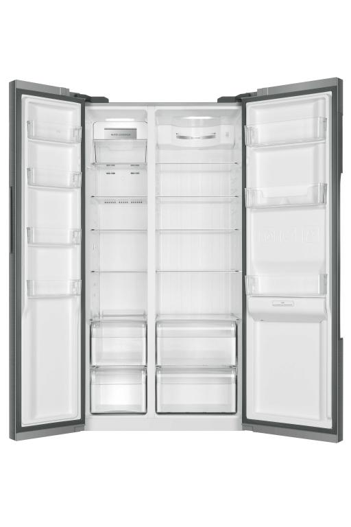 Frigorífico americano - Haier Side by Side HRF-522IG7, 490l, No Frost, 179cm, Inverter, Dispensador agua, Inox