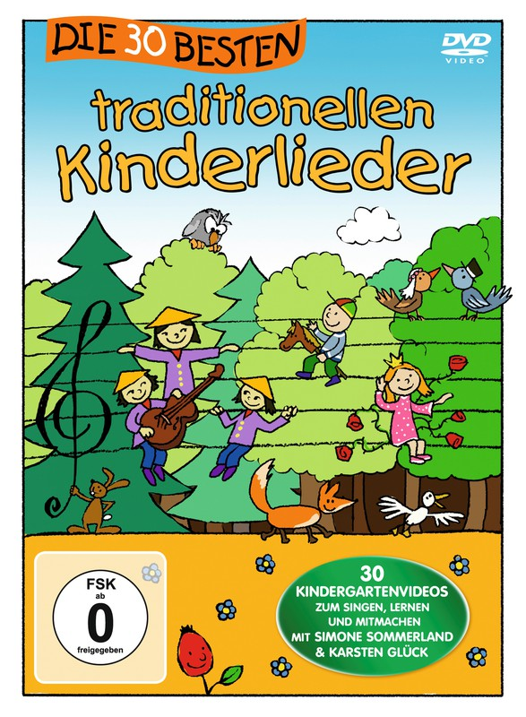 Die 30 Besten Traditionellen Kinderlieder (DVD) DVD