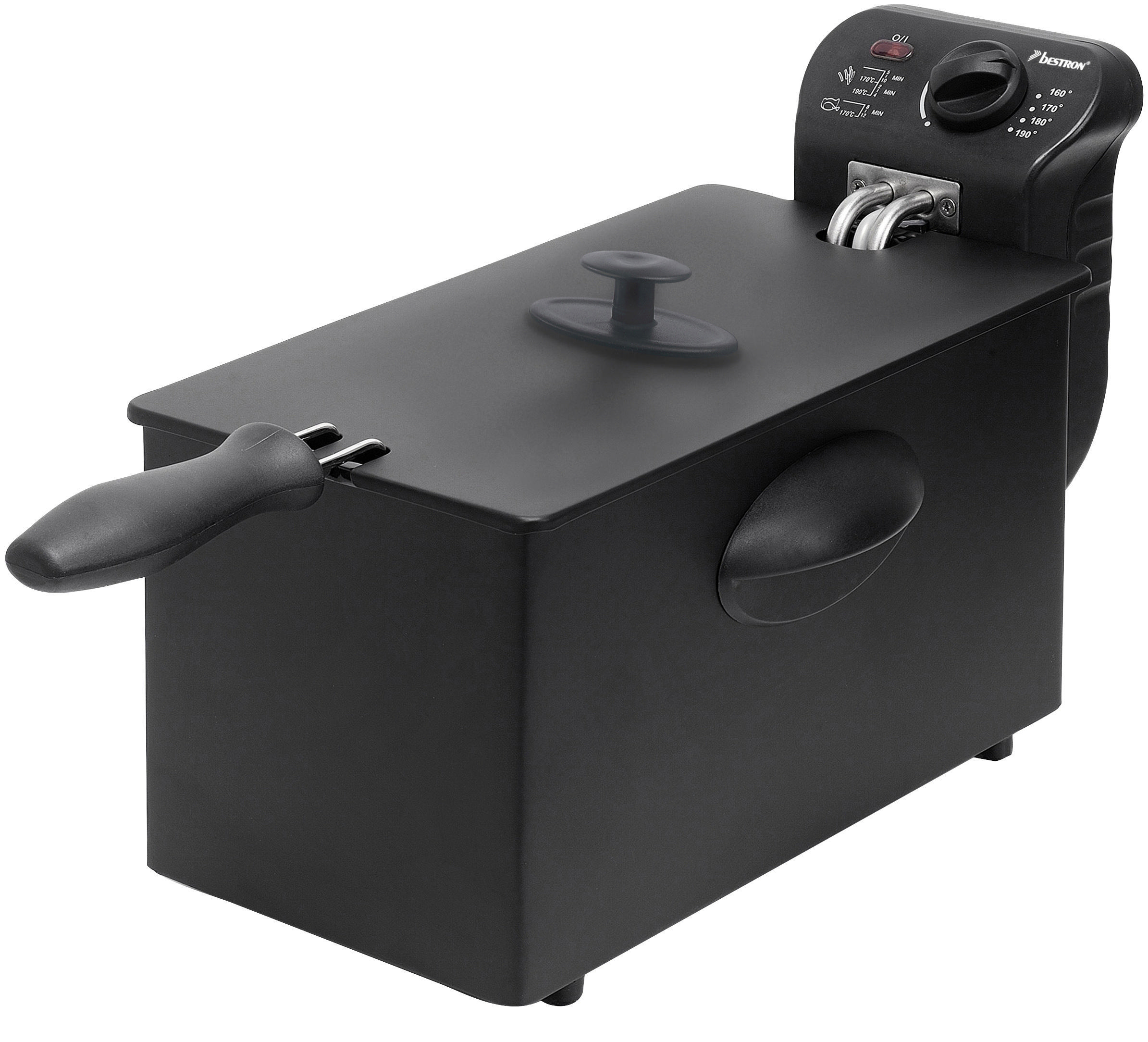 BESTRON AF 357 B Fritteuse 2000 Watt Schwarz