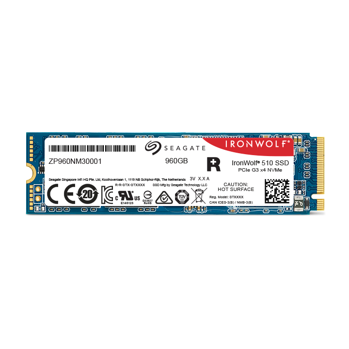 Retail, IronWolf GB PCI 510 Festplatte intern NAND Flash 960 Express, SEAGATE