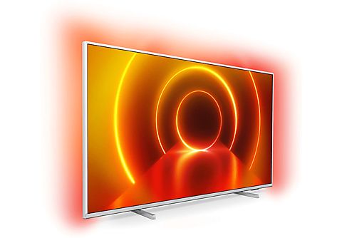 TV LED 50" - Philips 50PUS7855/12, UHD 4K, 3840 x 2160, HDMI, USB, HDR+, Dolby Atmos, A, Plata