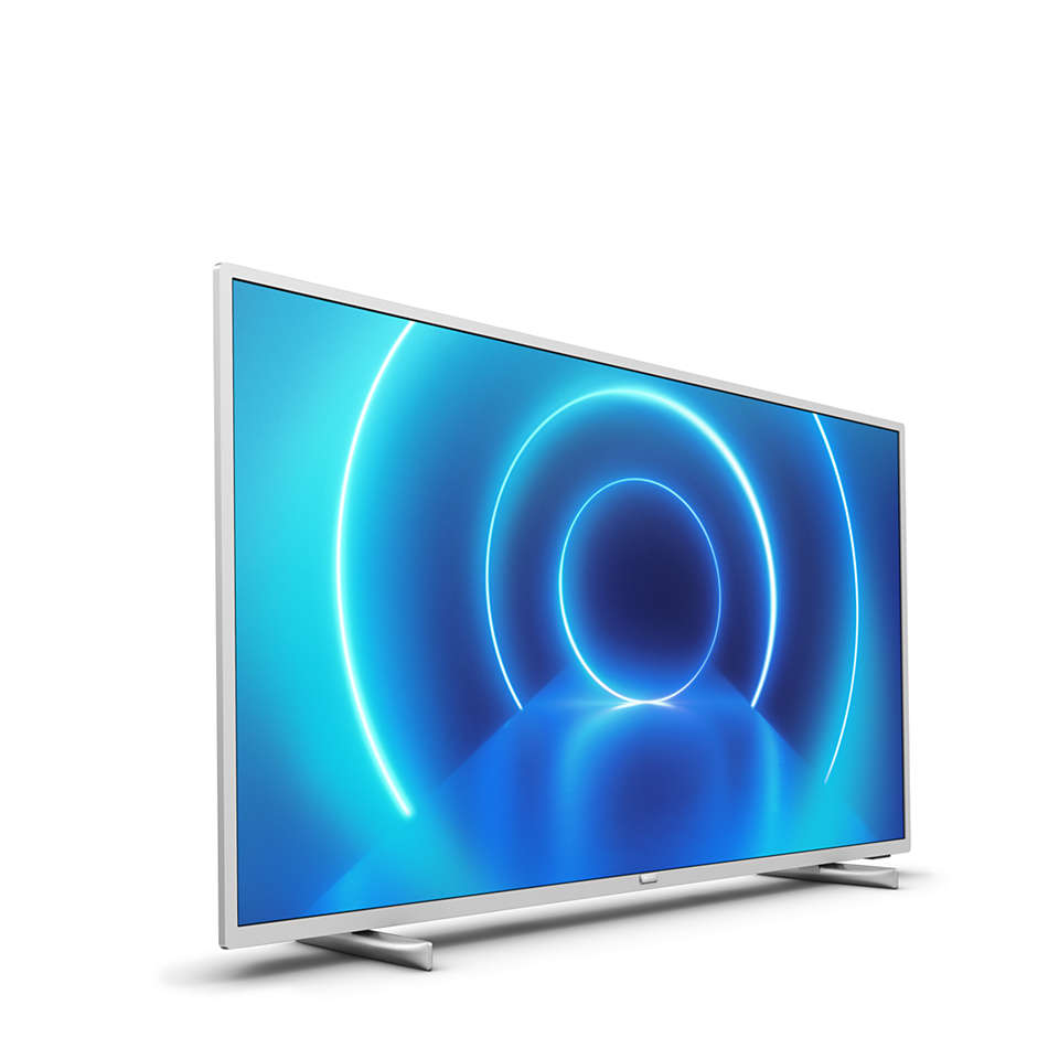 TV LED 50" - Philips 50PUS7555/12, UHD 4K, Smart TV, P5, Sonido AI, Dolby Atmos, Modo nocturno, Plata