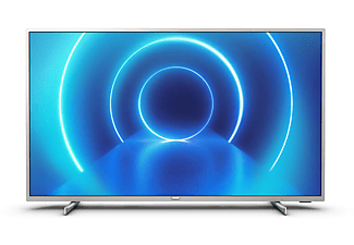 TV LED 58" - Philips 58PUS7555/12, UHD 4K, Sonido AI, modo nocturno, Dolby Atmos, HDR 10+, Plata