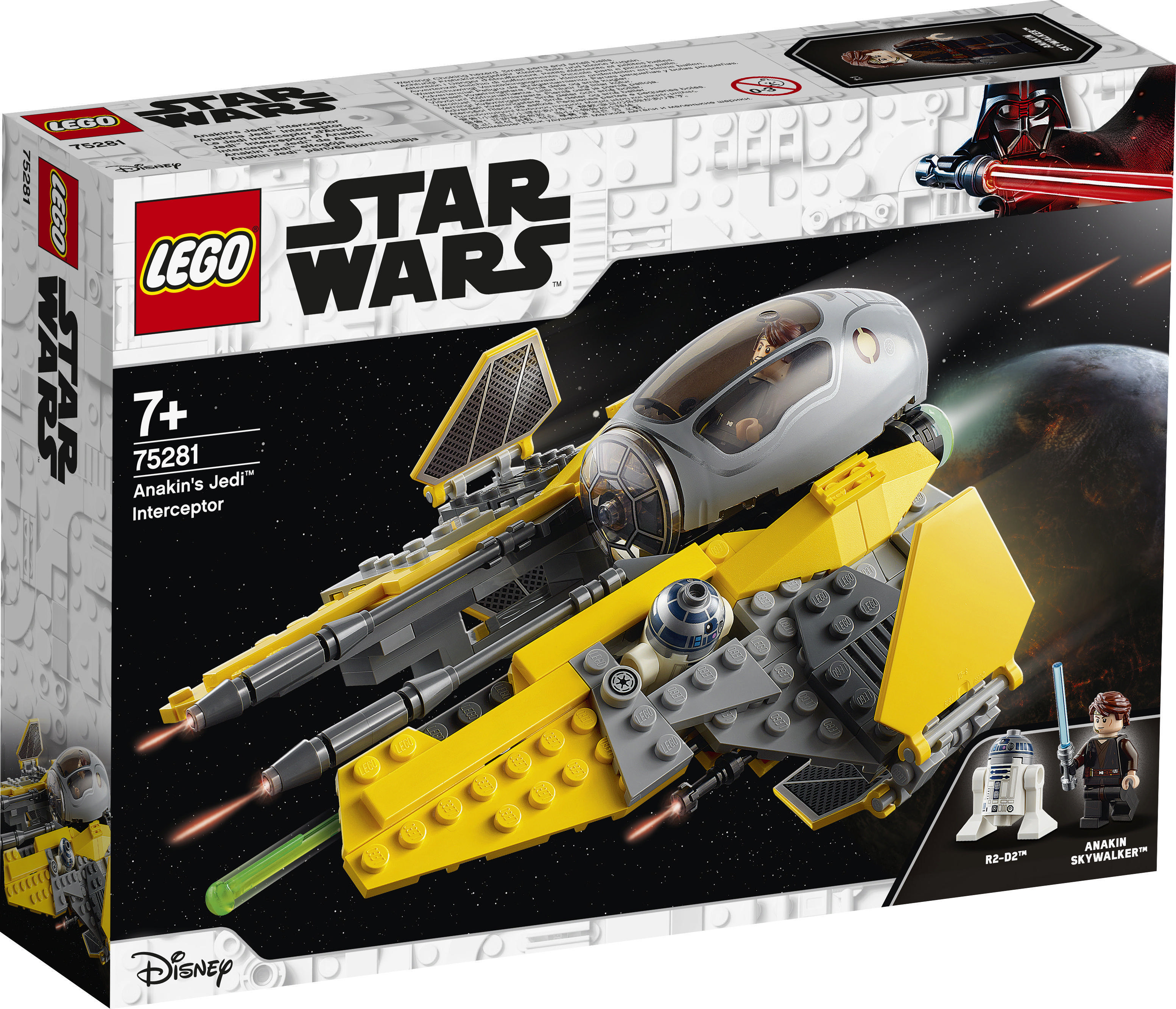 LEGO 75281 Anakins Jedi™ Interceptor Bausatz, Mehrfarbig