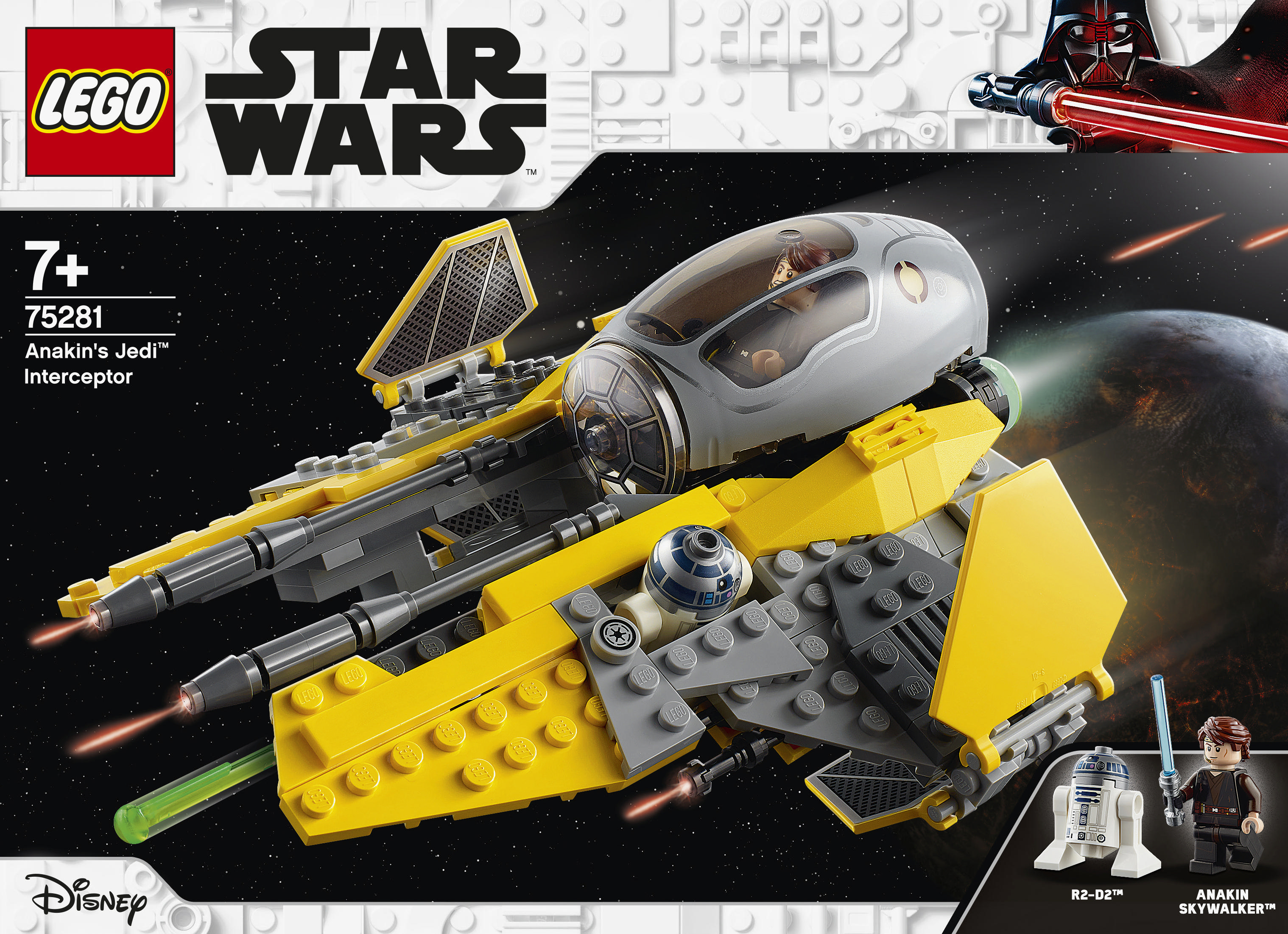 LEGO 75281 Anakins Jedi™ Interceptor Bausatz, Mehrfarbig