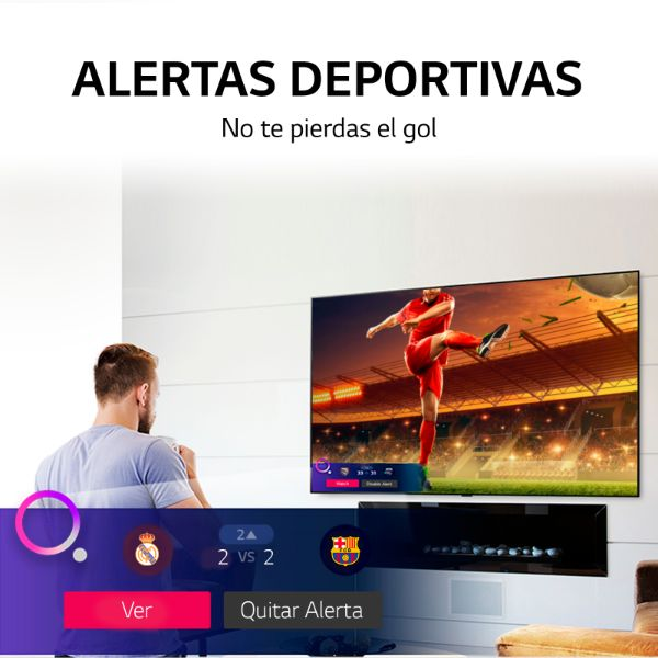 TV LED 75" - LG 75NANO976NA, 8K UHD NanoCell, IA, Procesador Inteligente α9 Gen3, 100% HDR, BT5.0, WiFi