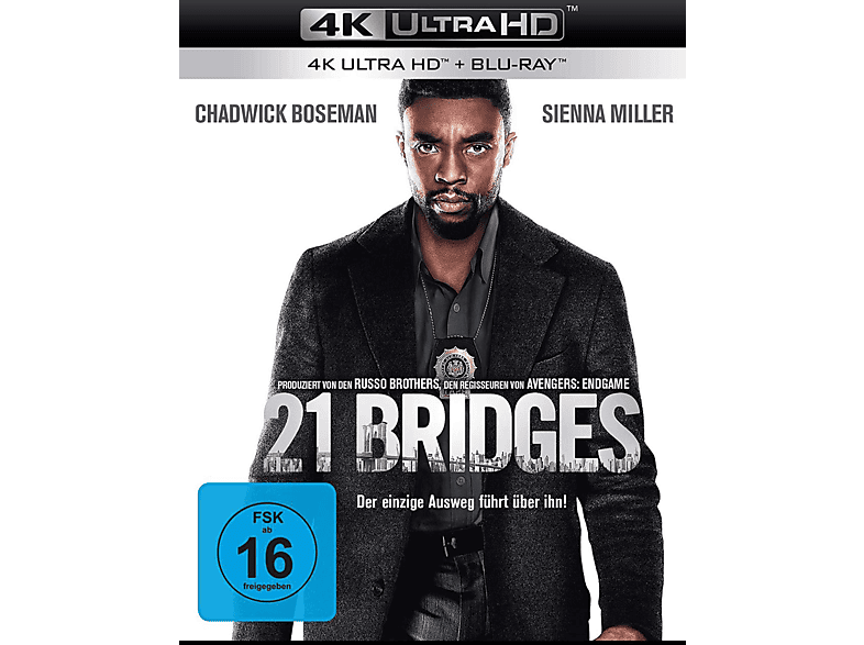 21 Bridges 4K Ultra HD Blu-ray + Blu-ray auf 4K Ultra HD Blu-ray + Blu ...