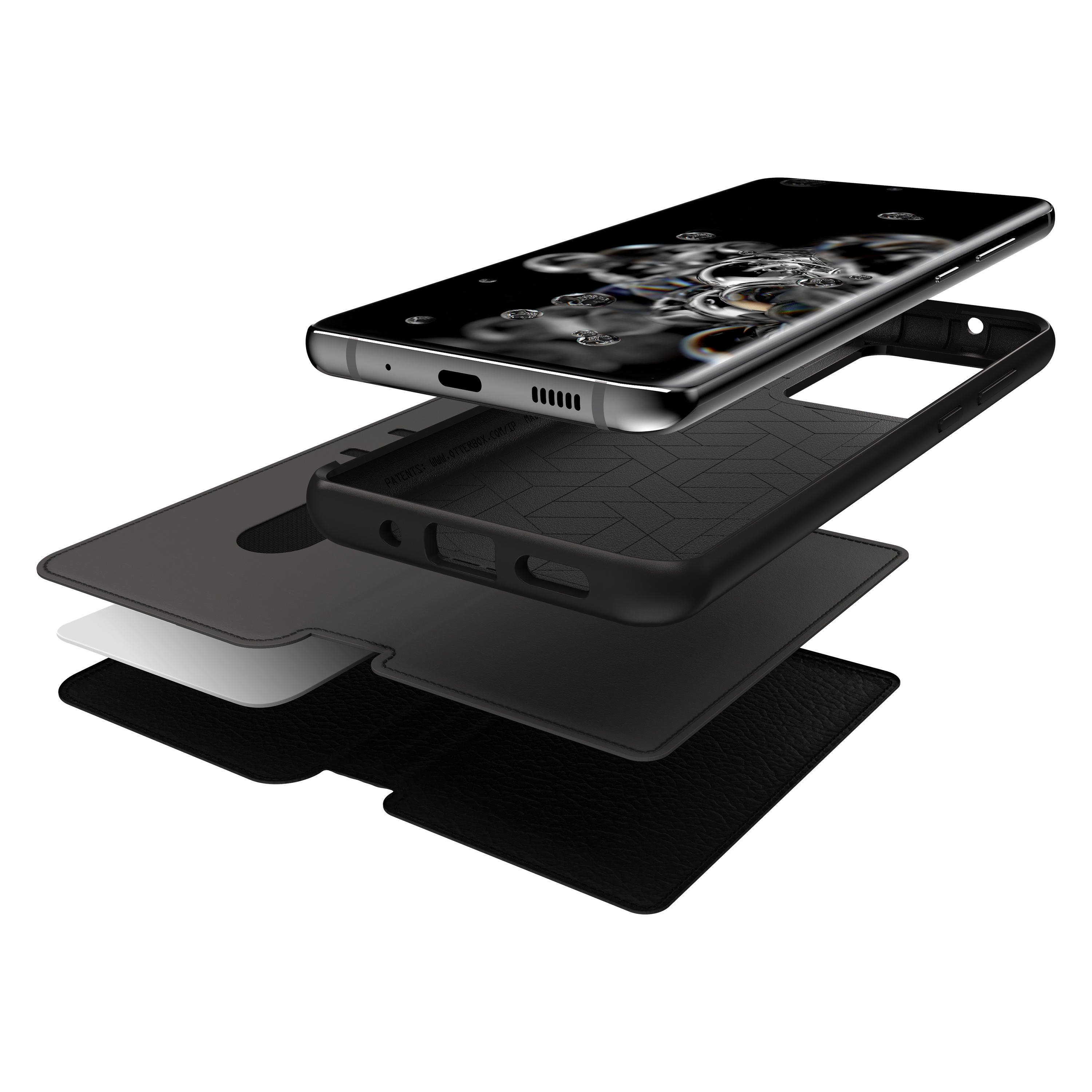 OTTERBOX Strada, Backcover, Samsung, Galaxy S20 Ultra, Schwarz