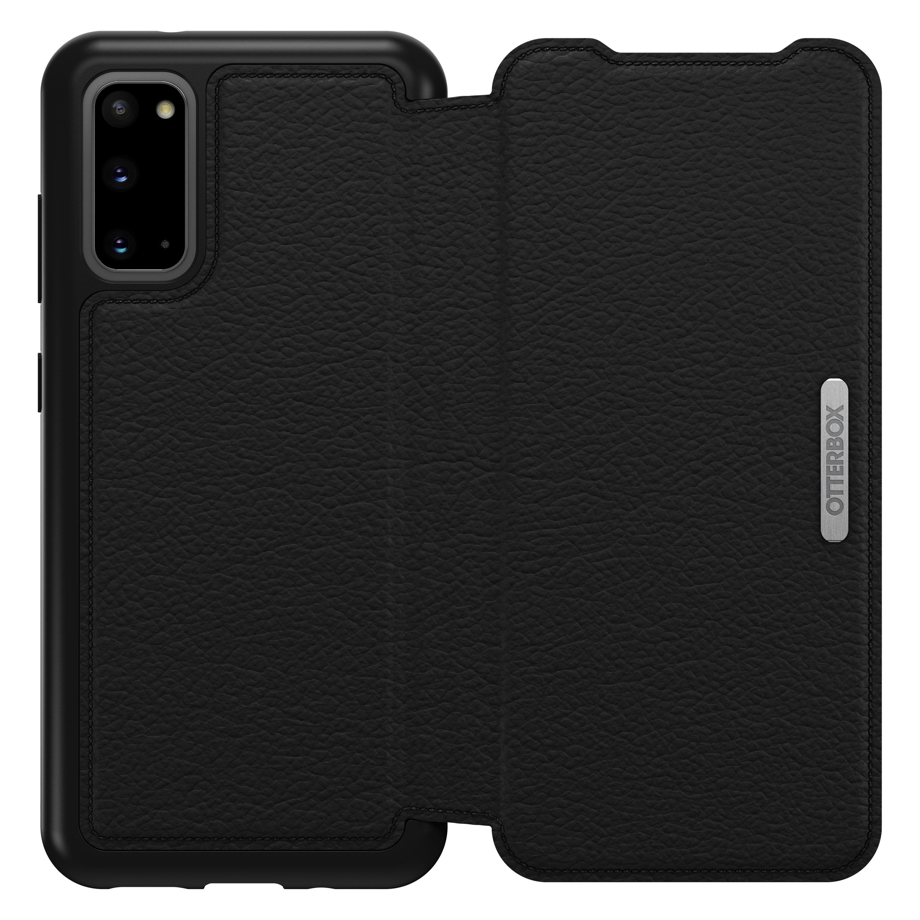 OTTERBOX Strada, Backcover, Samsung, Galaxy S20, Schwarz
