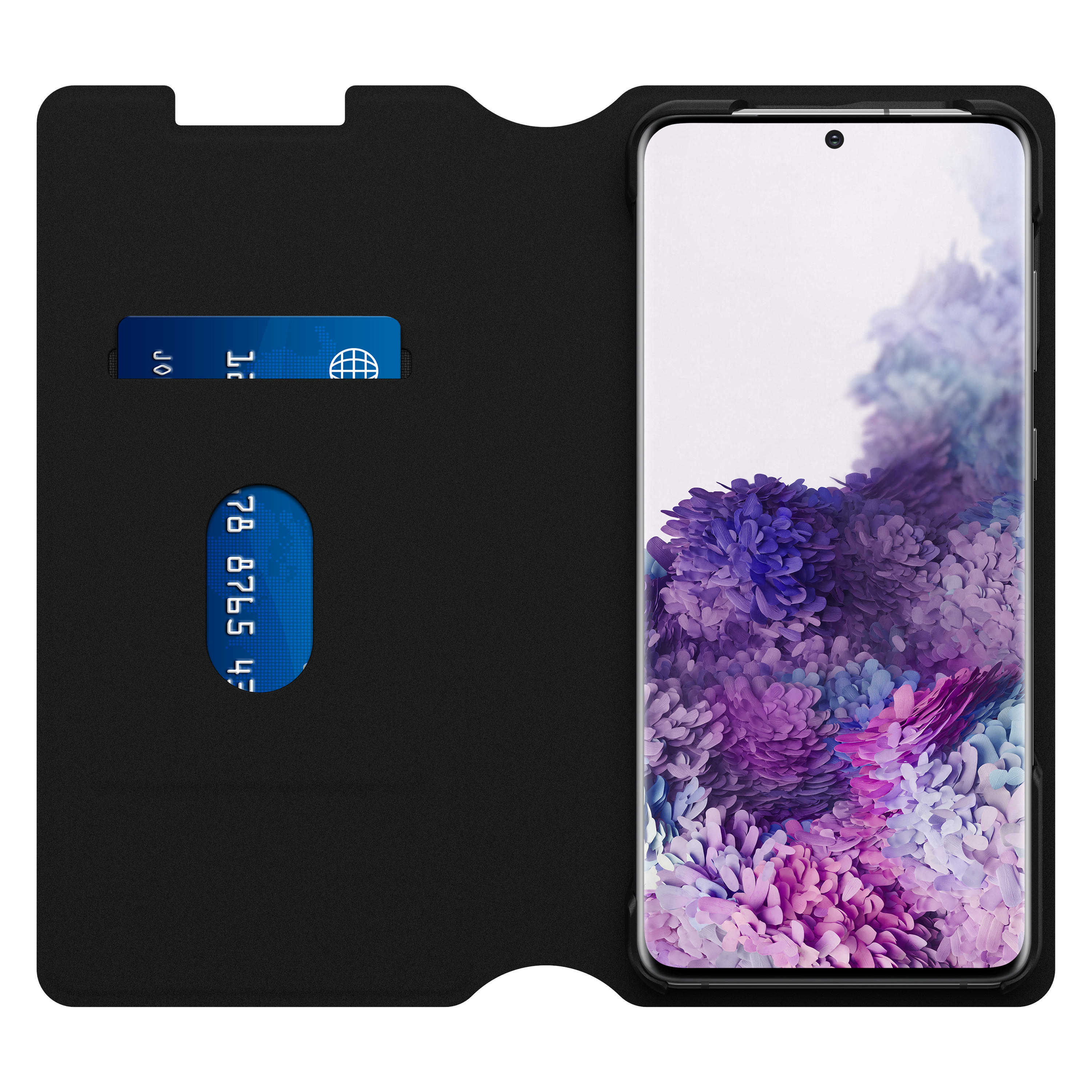 OTTERBOX Strada Via, Backcover, Samsung, Galaxy S20+, Schwarz