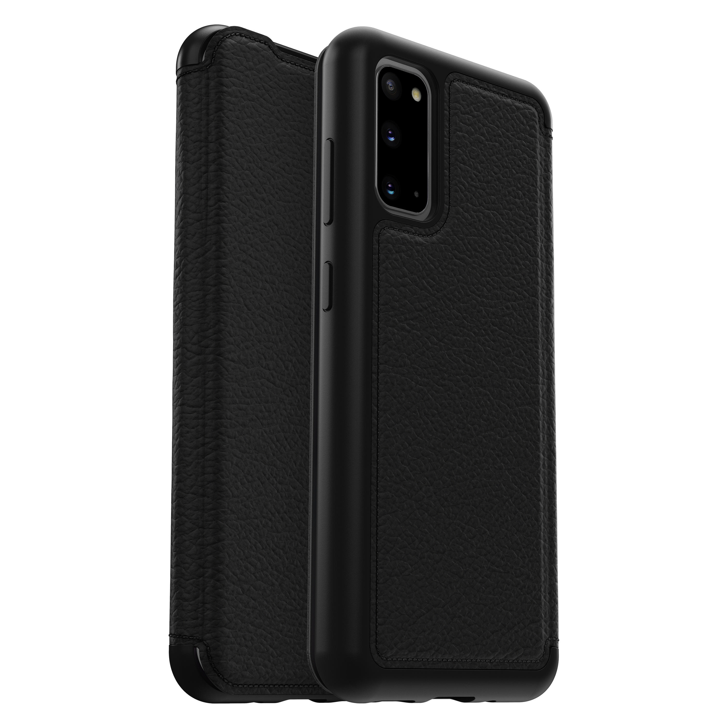 OTTERBOX Strada, Backcover, Samsung, Galaxy S20, Schwarz