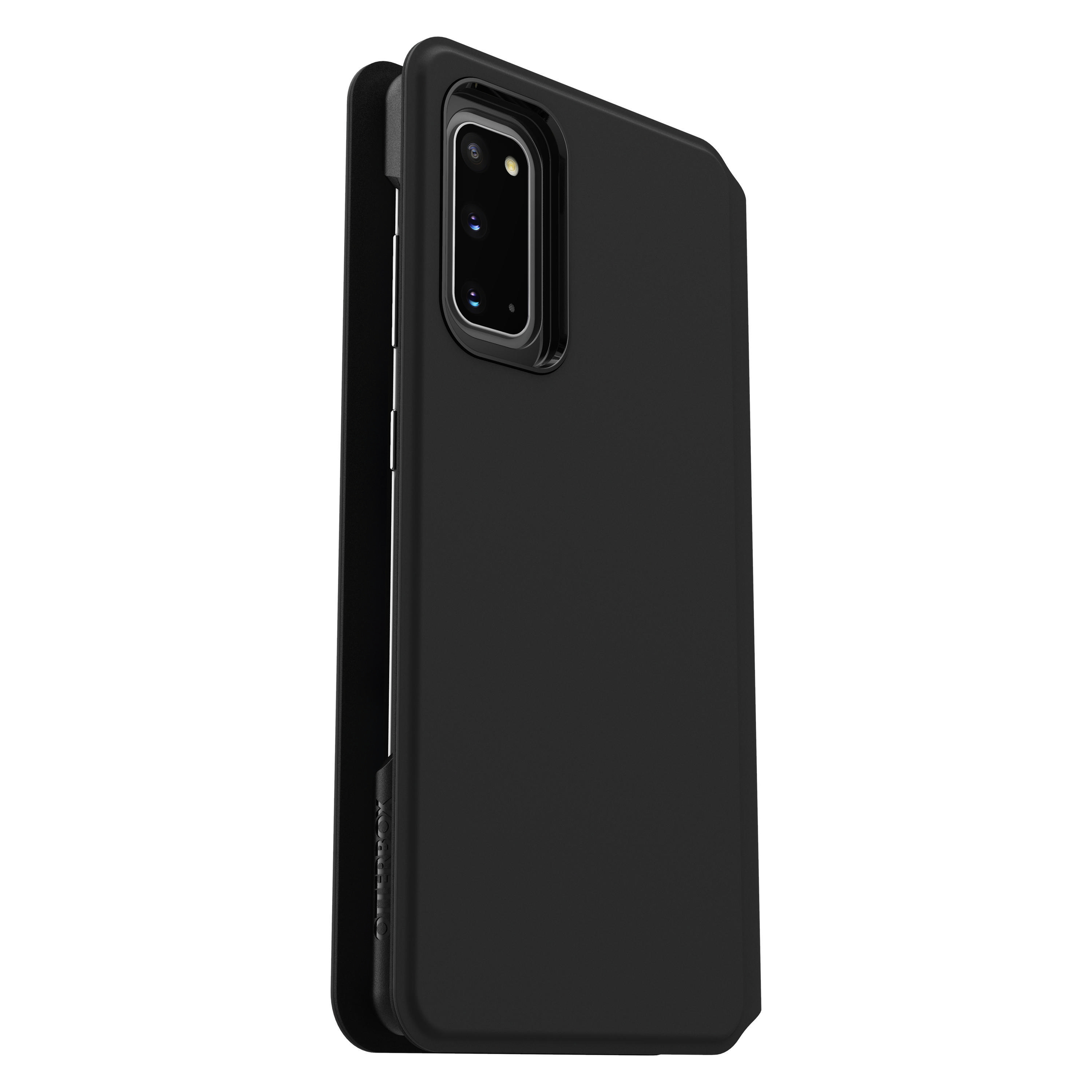 OTTERBOX Strada Via, Backcover, Samsung, Galaxy S20, Schwarz