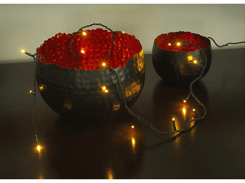 KONSTSMIDE Lichterkette Beleuchtung, Grün, Bernstein (Amber)