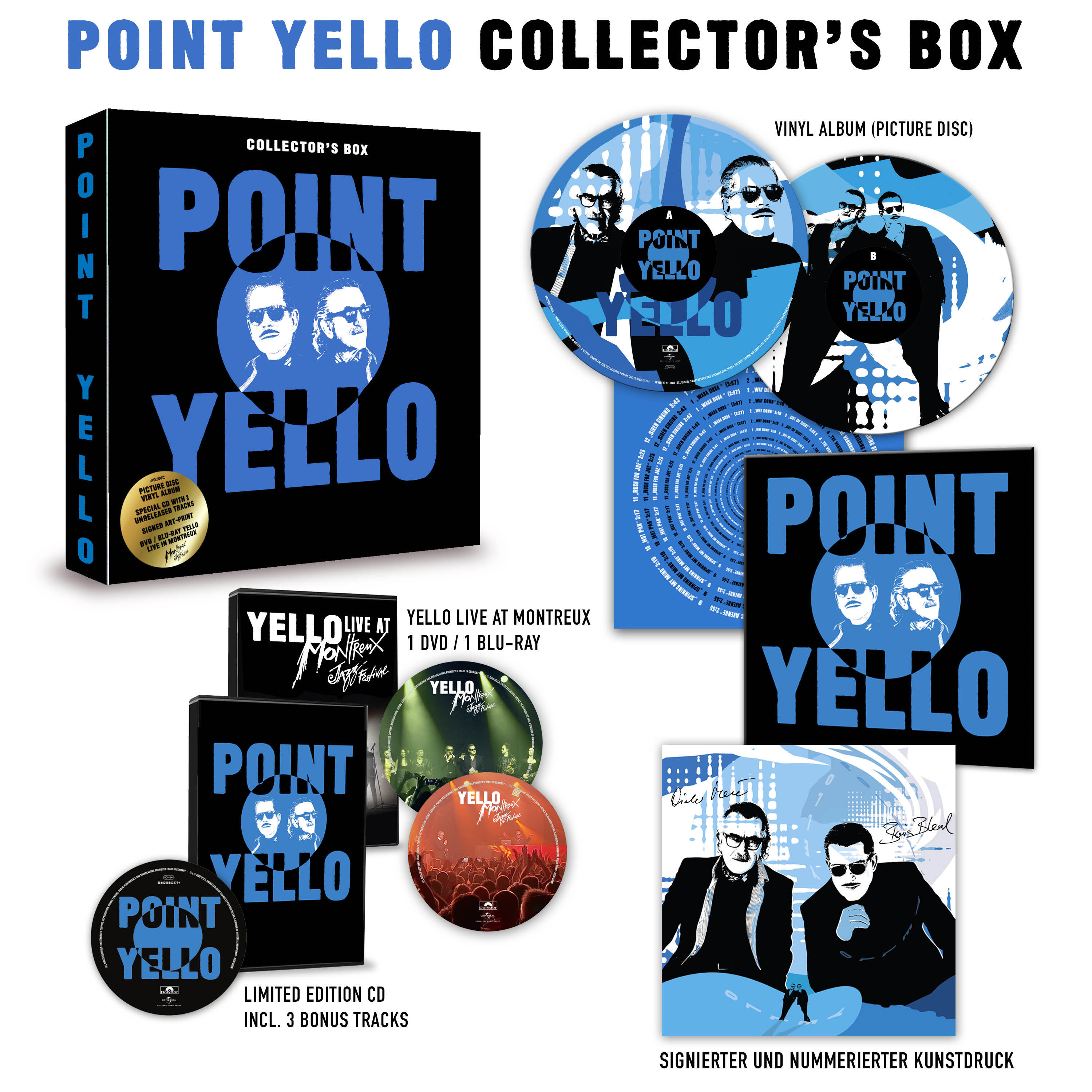 Yello - POINT (LTD COLLECTOR S BOX/+DVD/+BRD)  - (CD + DVD Video)