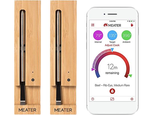 APPTIONLABS Meater - Thermomètre à viande (Argent)