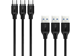 AUKEY CB-CMD3 - Cavo da USB-A a USB-C (Nero)