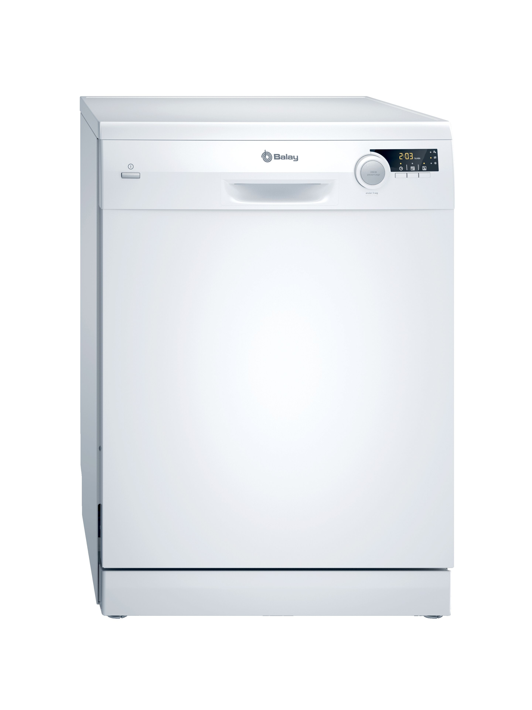 Lavavajillas - Balay, 3VS522BA, Encastrable, 5 programas, 12 servicios, Función pauscarga,  Blanco