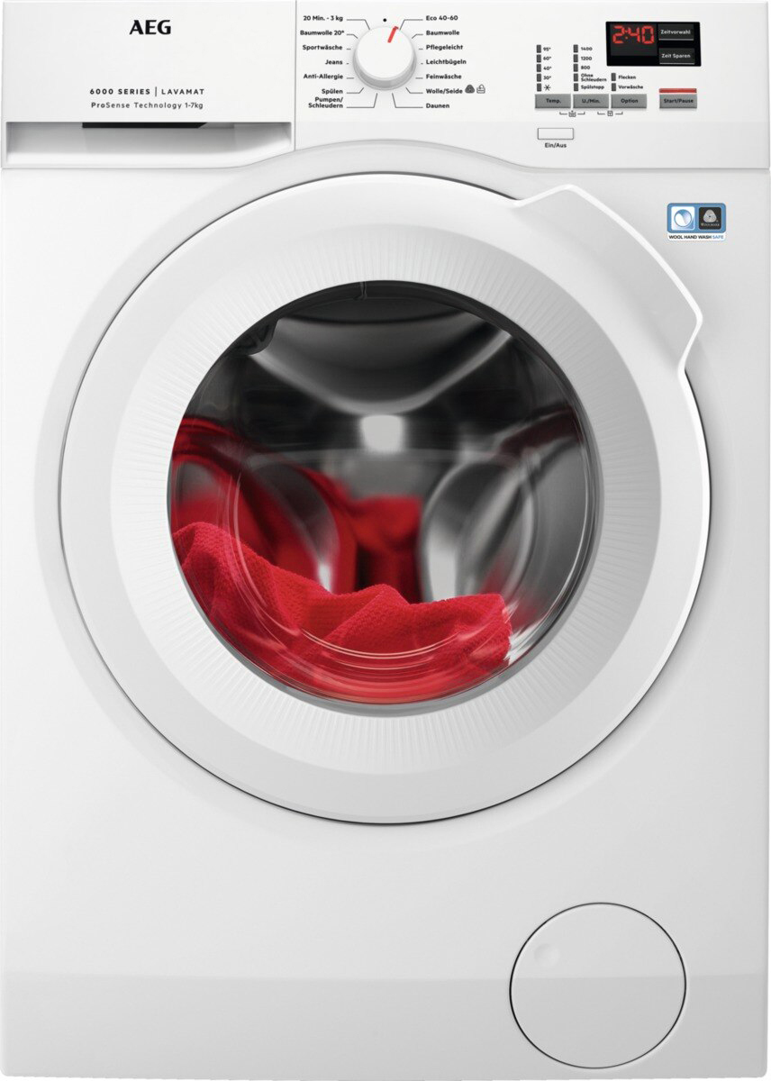 AEG L6FBA474 Lavamat  Waschmaschine (7 kg, 1351 U/Min., E)