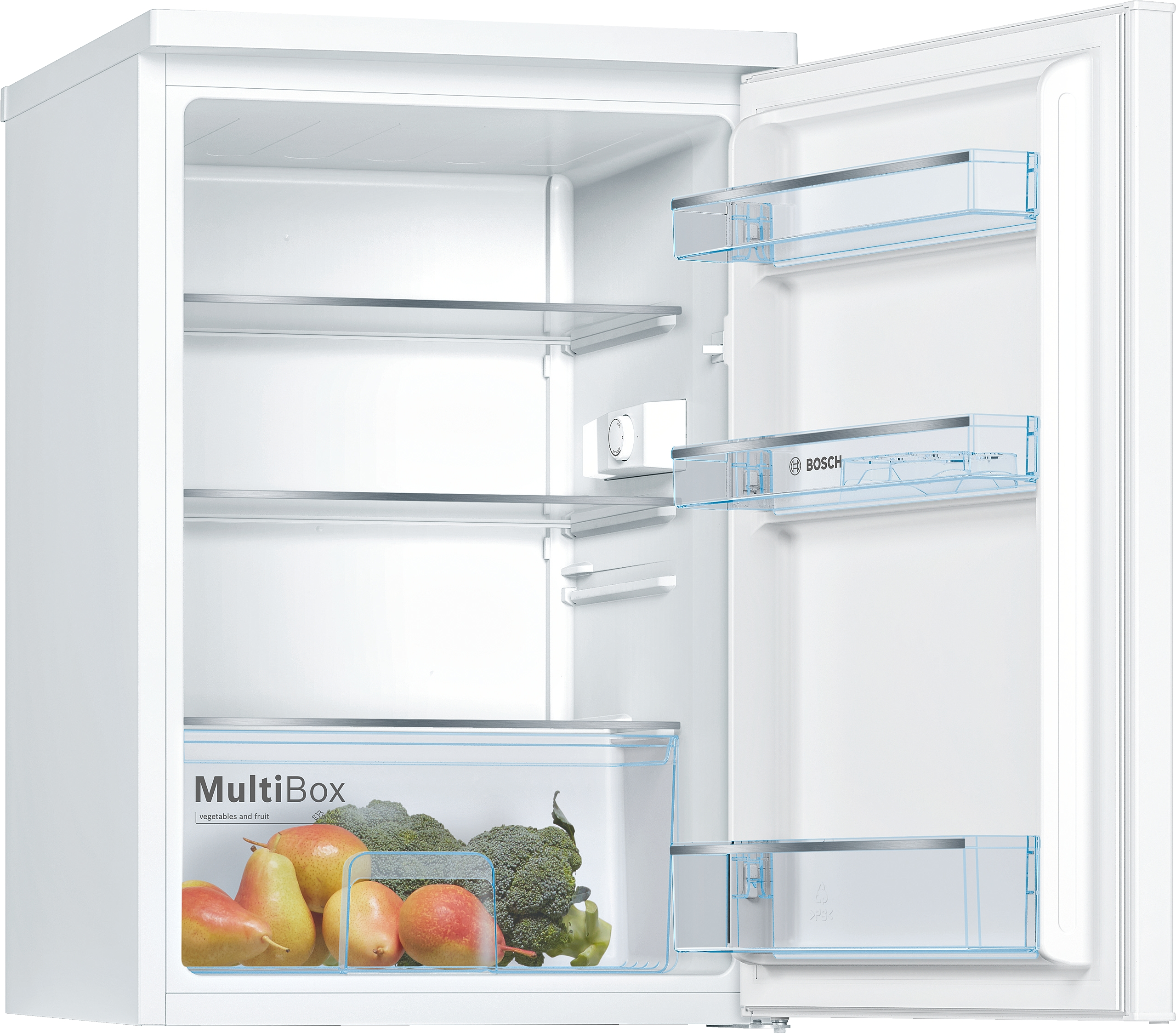 Serie 850 BOSCH Weiß) Kühlschrank hoch, (F, 2 mm KTR15NWFA