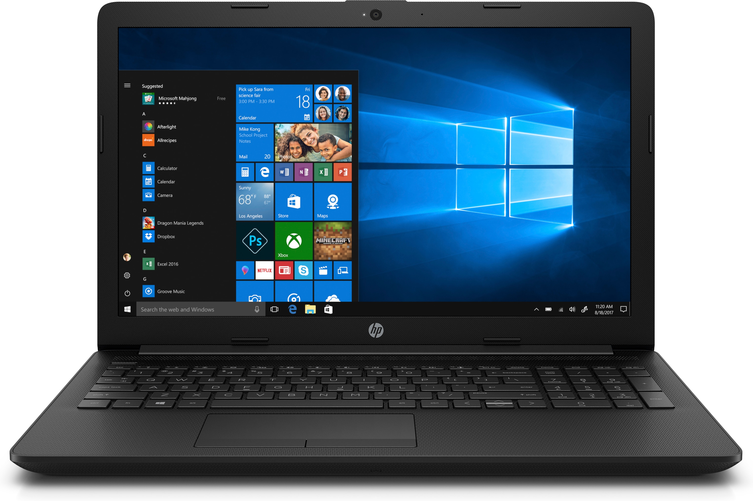 HP 15-da0354ng - 15,6 Zoll - Intel® Core™ i5 i5-7200U - 8 GB - 2 TB - Intel® HD 620 - Windows 10 Home (64 Bit)