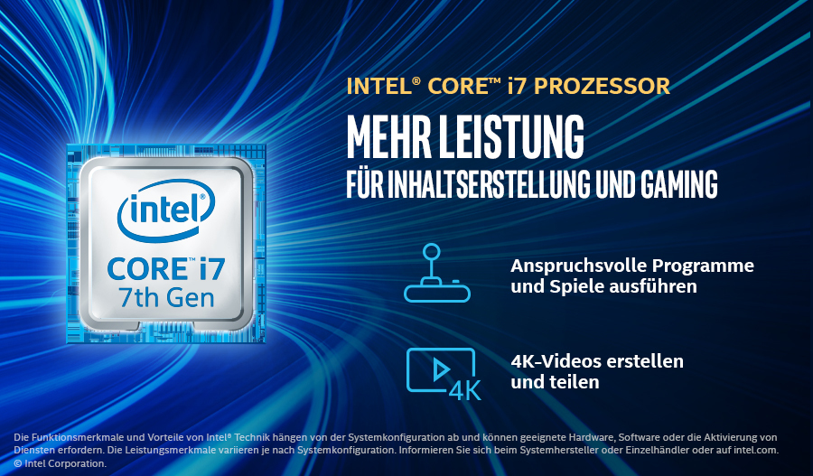 HP Pavilion 17-ab230ng - 17,3 Zoll - Intel® Core™ i7 i7-7700HQ - 16 GB - 1 TB - NVIDIA GeForce® GTX 1050 - Windows 10 Home (64 Bit)