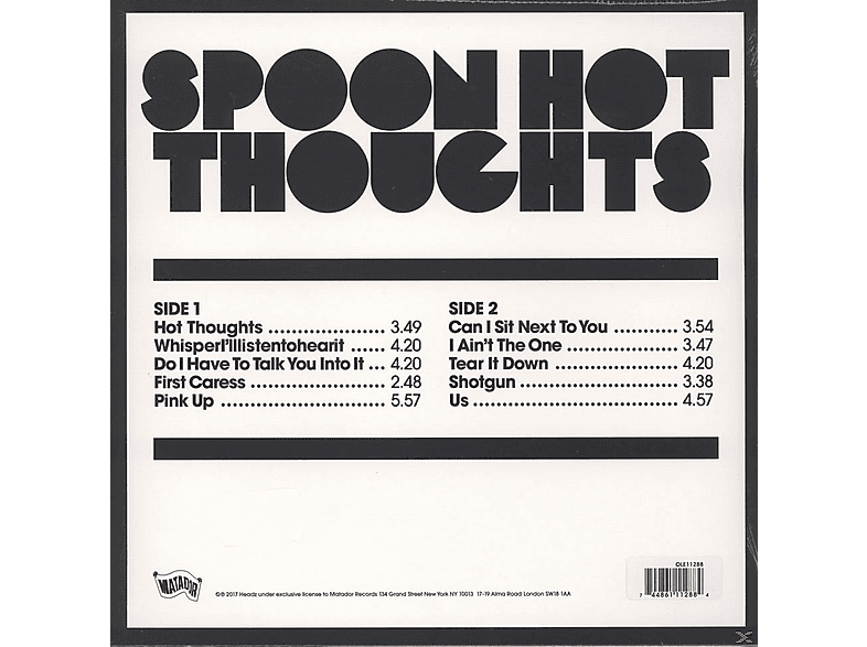 Thumbnail - Spoon - HOT THOUGHTS -COLOURED- (LP + Download)