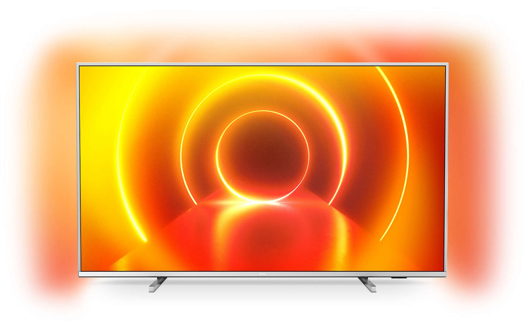 TV LED 50" - Philips 50PUS7855/12, UHD 4K, 3840 x 2160, HDMI, USB, HDR+, Dolby Atmos, A, Plata