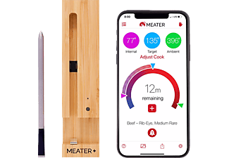 APPTIONLABS Meater+ - Fleisch-Thermometer (Silber)