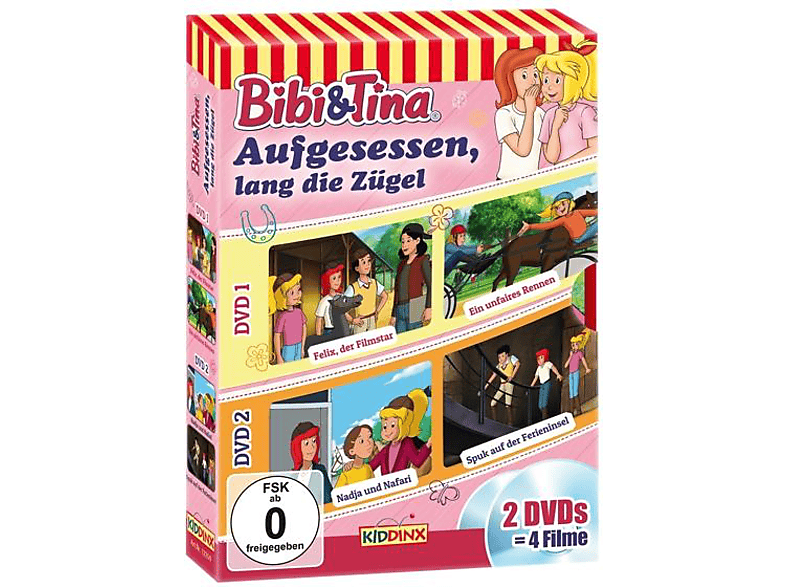 Bibi & DVD-Box Zügel DVD - Aufgesessen, - V Tina die lang