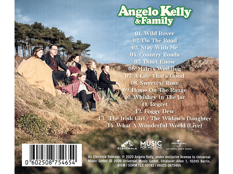Thumbnail - Angelo & Family Kelly - Coming Home (CD)