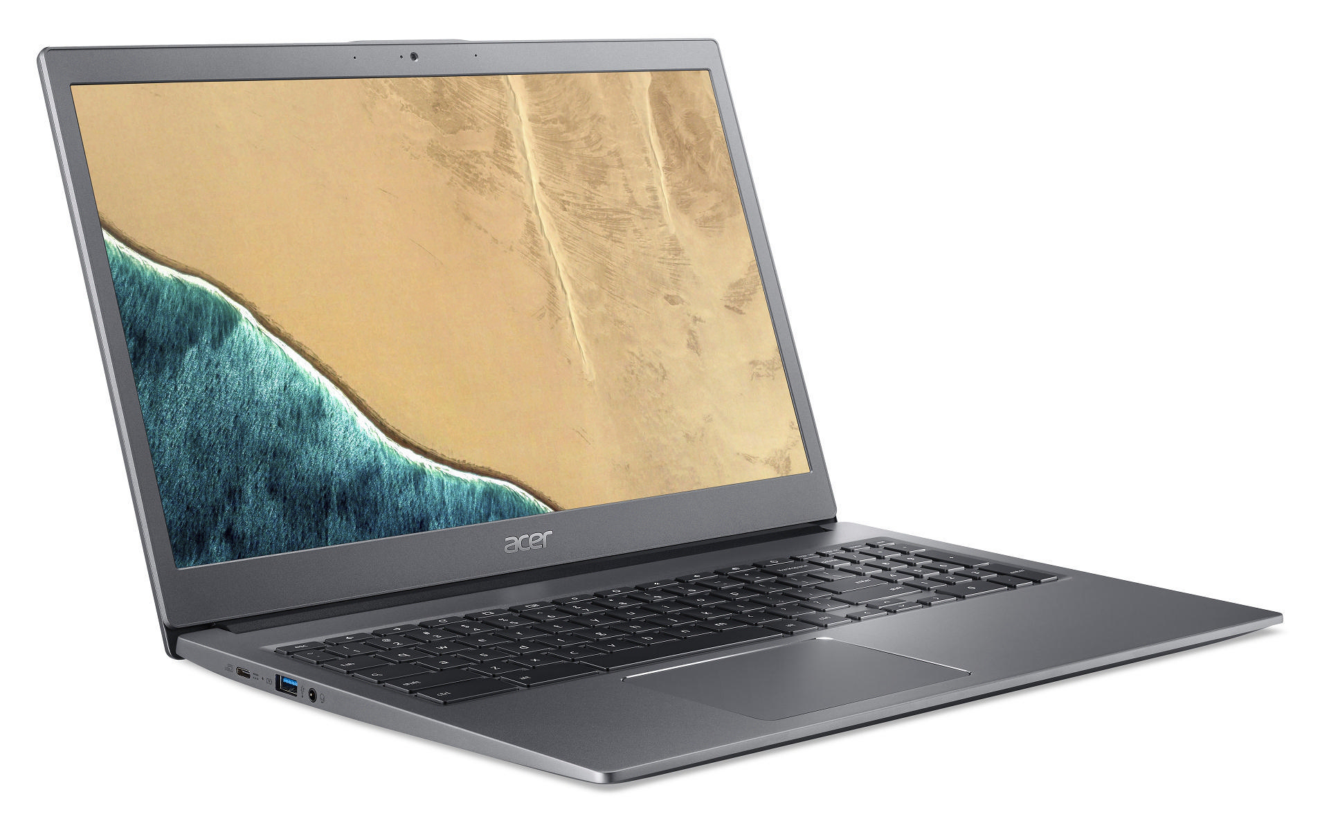 ACER Chromebook 715 (CB715-1WT-3415) Aluminium-Unibody - 15,6 Zoll - Intel® Core™ i3 i3-8130U - 8 GB - 128 GB - Intel® UHD 620 - Google ChromeOS