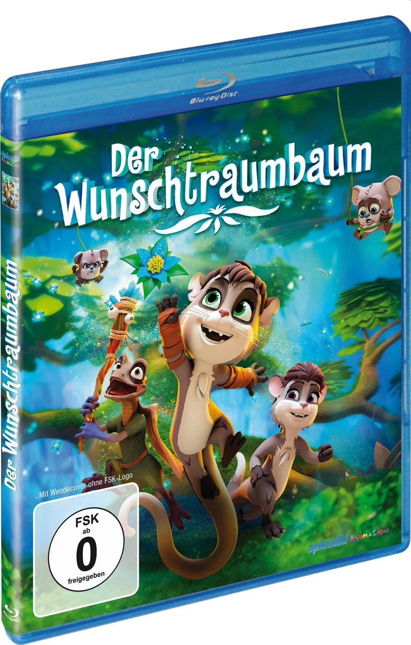 Blu-ray-Disc-Box eines Cartoons. Es hat Zeichentrickfiguren und den Titel auf Deutsch.