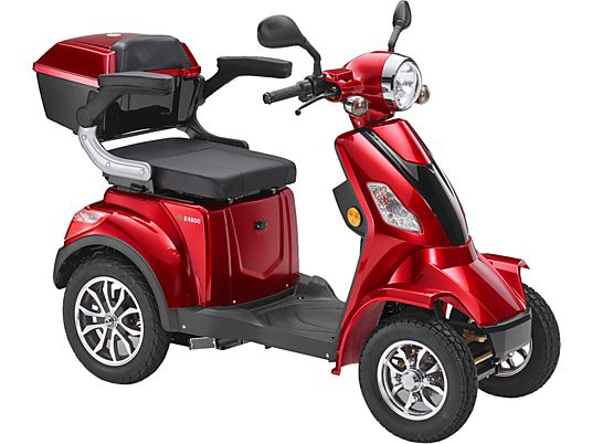 LUXXON E4800 - E scooter a quattro ruote (Rosso)