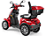 LUXXON E4800 - E scooter à quatre roues (Rouge)