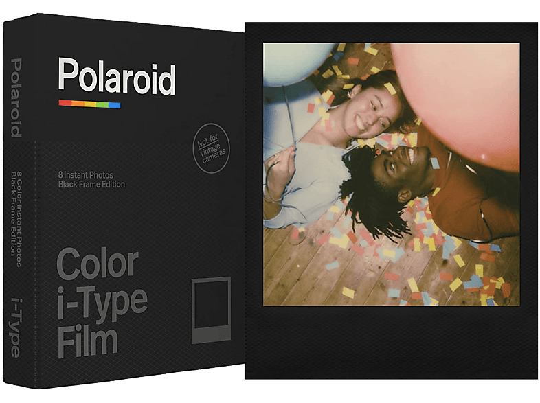 Polaroid Sofortbildfilm Color i‑Type Film Black Frame Edition
