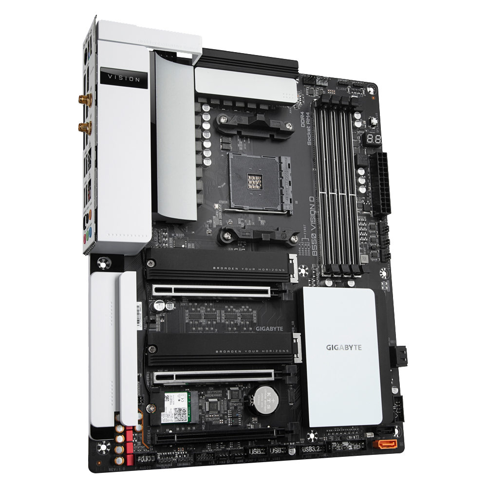 GIGABYTE B550 VISION D Mainboard Mehrfarbig