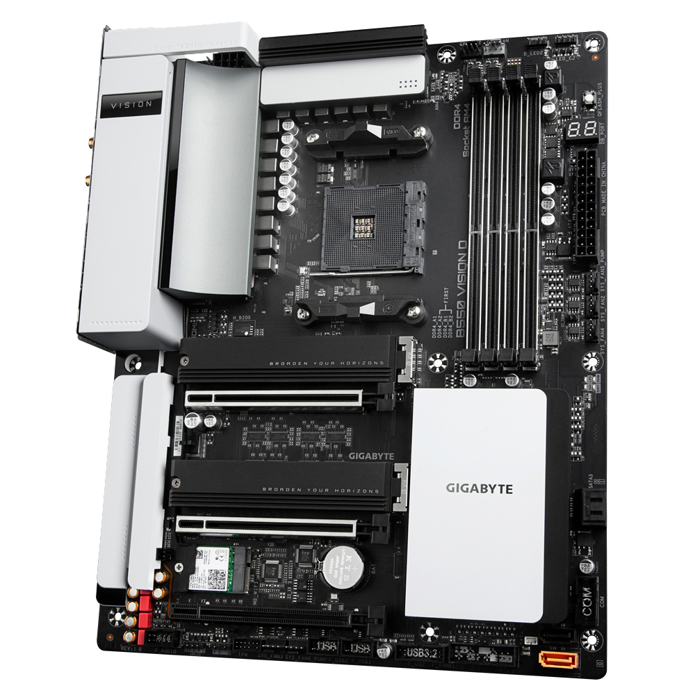 GIGABYTE B550 VISION D Mainboard Mehrfarbig