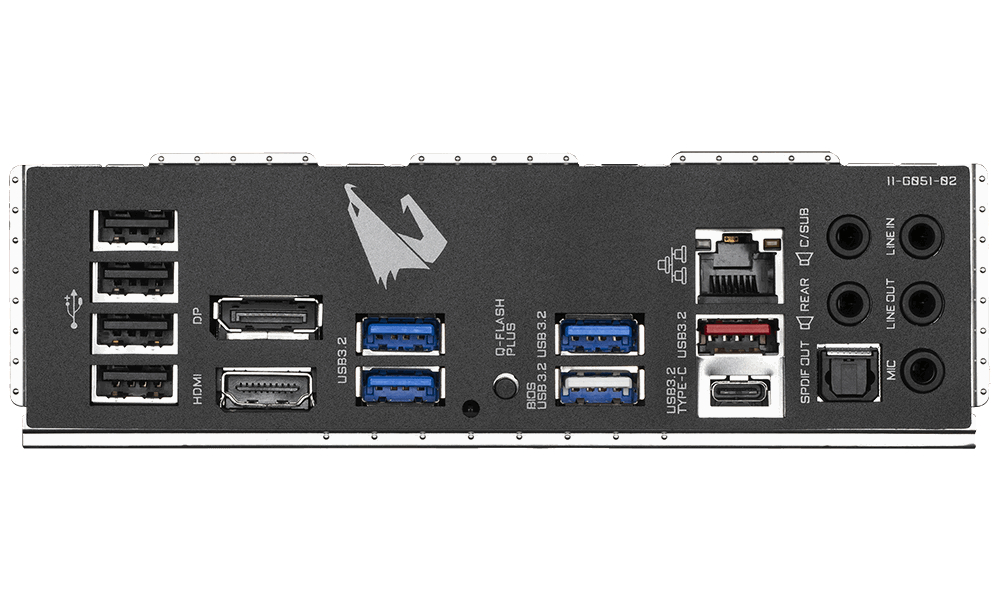 GIGABYTE B550M AORUS PRO Mainboard Mehrfarbig
