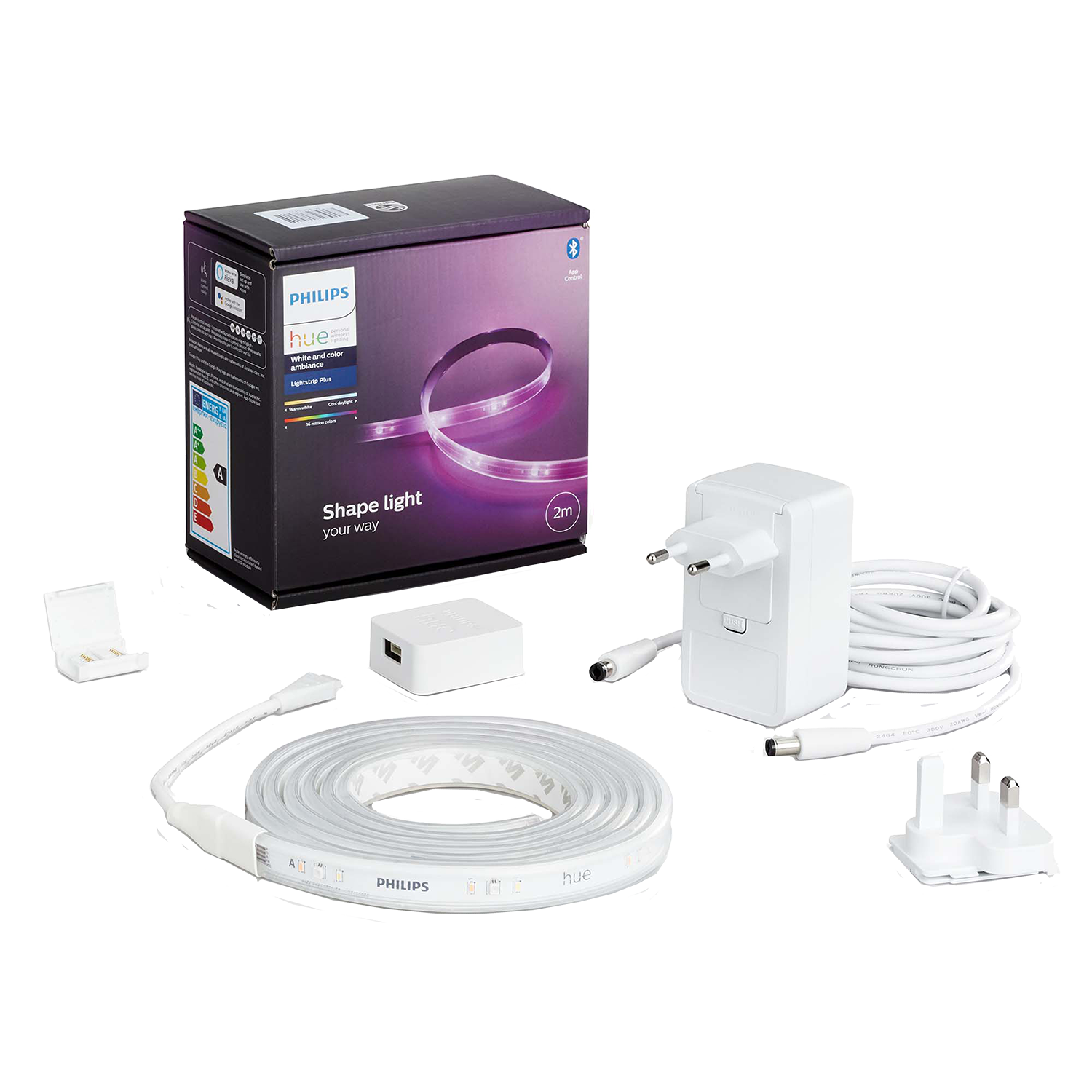 Philips Hue Lightstrip Plus White & Color Bluetooth 2m Basisset