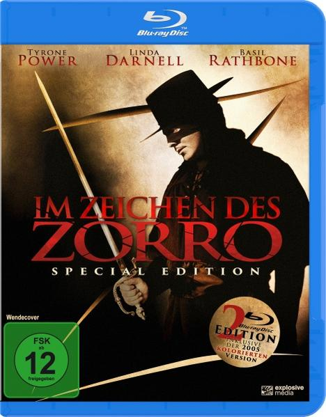 Blu-ray des Zorro Zeichen Im