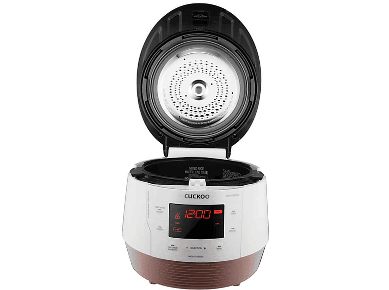 CUCKOO CMC-QSB501S Multikocher (1150 Watt, Peachgold/Weiß)