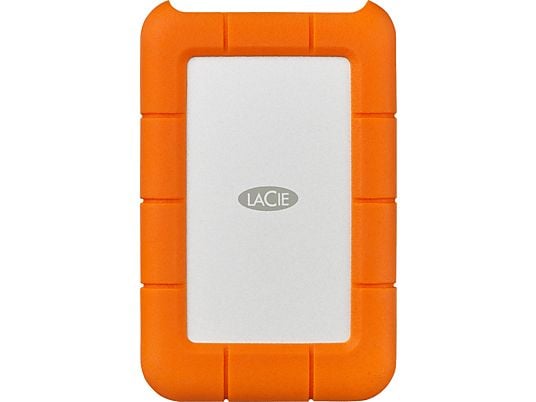 LACIE Rugged USB-C STFR5000800  - Festplatte (HDD, 5 TB, Orange/Silber)