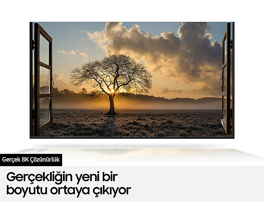 SAMSUNG 75Q800T 75" 189 Ekran Uydu Alıcılı Smart 8K Ultra HD QLED TV