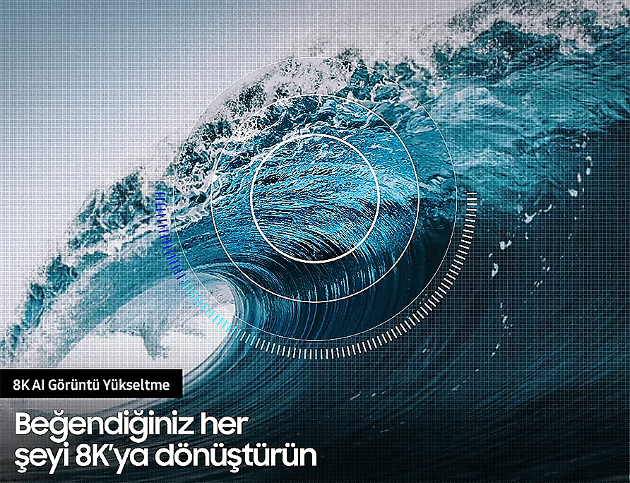 SAMSUNG 75Q800T 75" 189 Ekran Uydu Alıcılı Smart 8K Ultra HD QLED TV