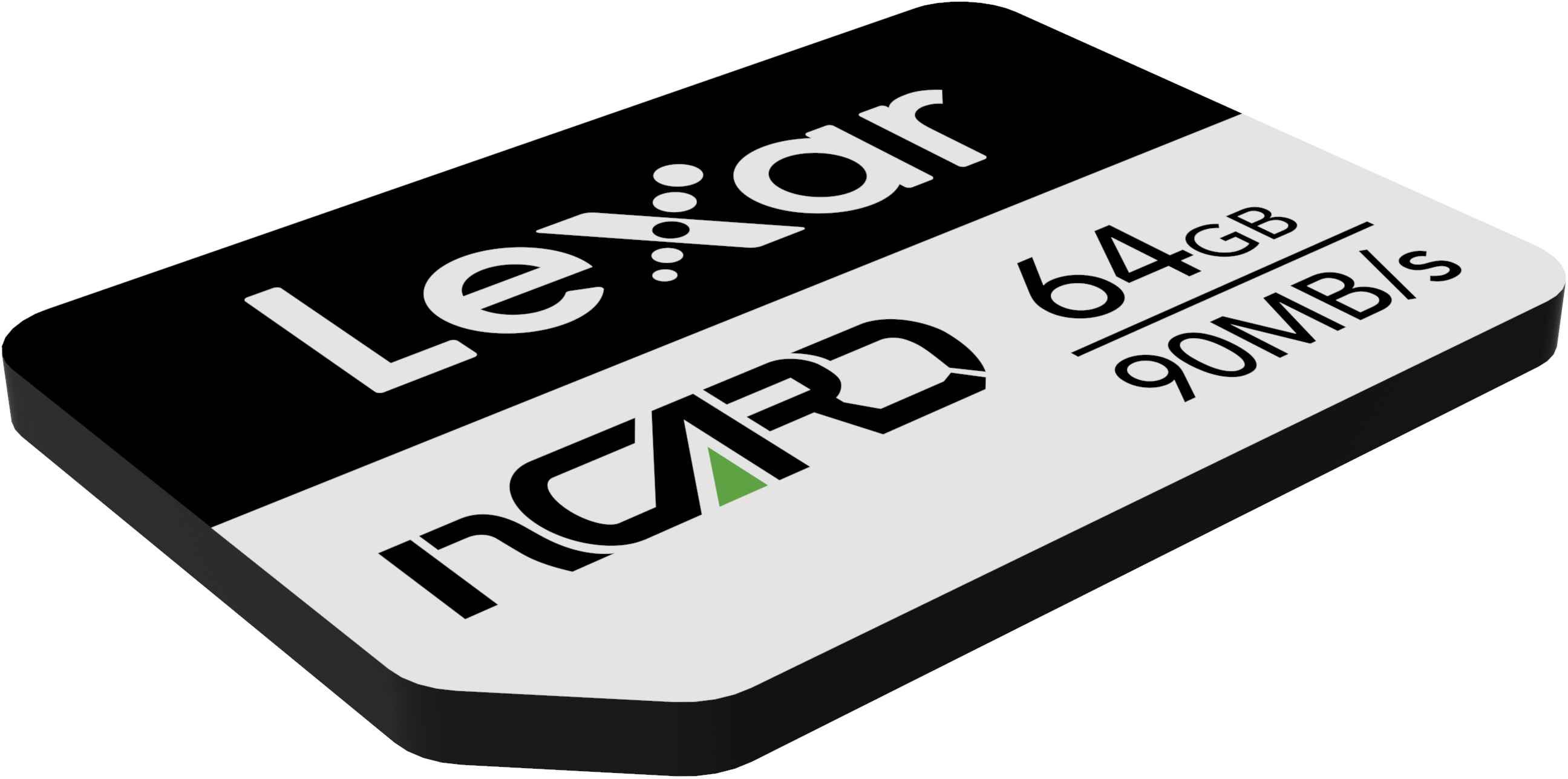 LEXAR nCard, Nano-SD Speicherkarte, 64 GB, 90 MB/s